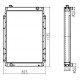 Radiator KOMATSU 206‑03‑71111 pentru PC200-7-PC240-7