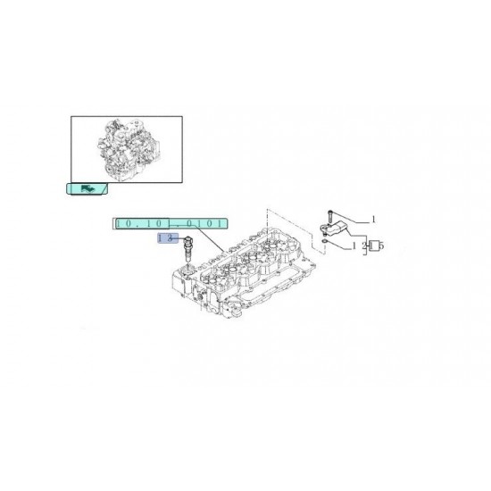Senzor temperatura CASE 580ST - cod 5801960832