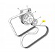 Curea transmisie JCB 4CX cod 320/08609
