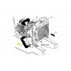 Furtun radiator apa KOMATSU WB140-2 cod 312607683