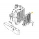 Radiator ulei hidraulic KOMATSU WB93R-2 cod 875001158