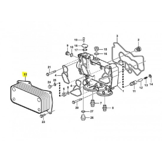 Termoflot - cod 20532396 pentru VOLVO BL71