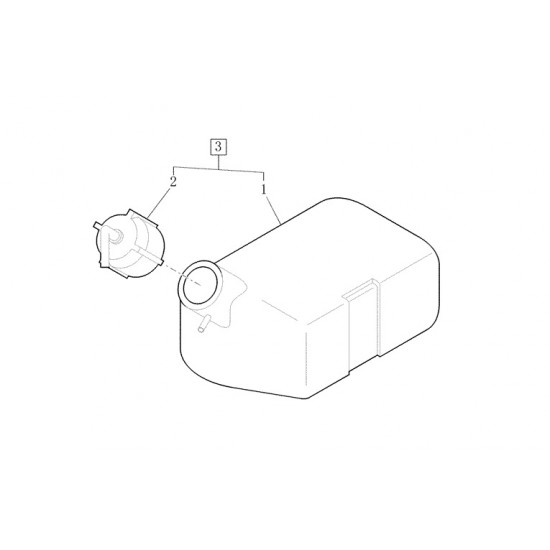 Vas expansiune cod 84136463 pentru CASE 580SR