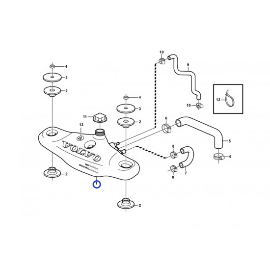 Vas expansiune cod 11887983 pentru VOLVO BL61