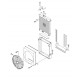 Radiator KOMATSU cod 423-03-21110 pentru incarcator frontal WA350-3